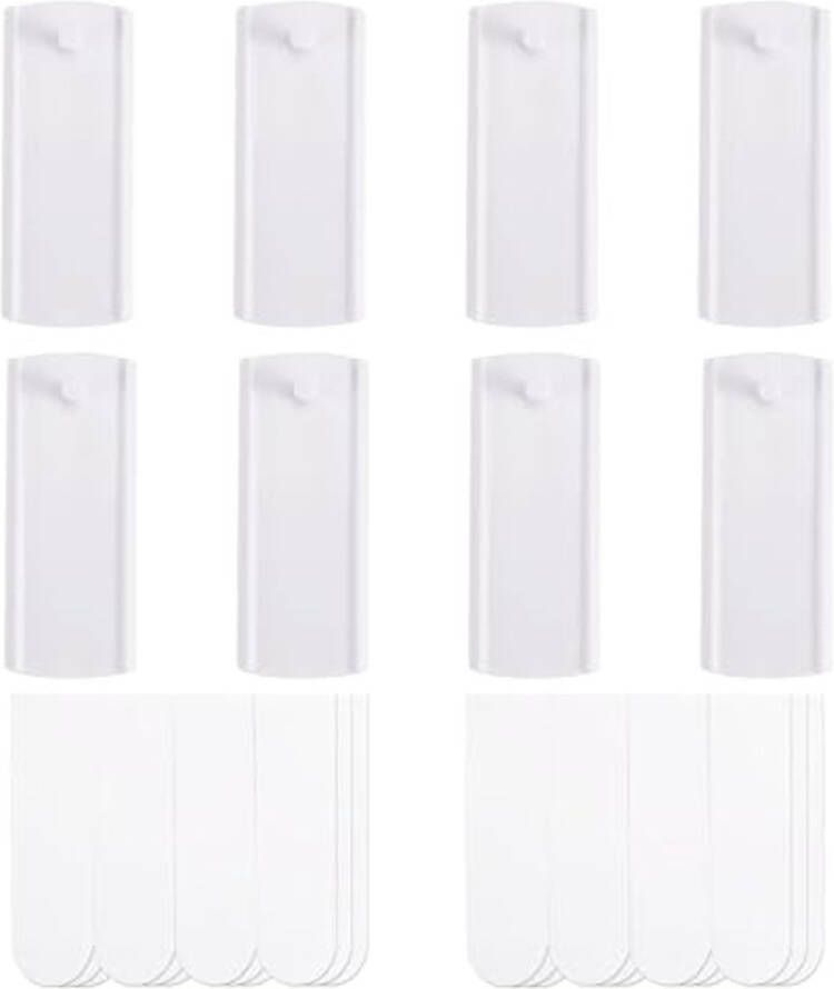 8 St Fotohangers Fotolijsthangers met 24 Plakstrips Boorvrij Geen Beschadigingen Fotohaken voor Thuis School Kantoor