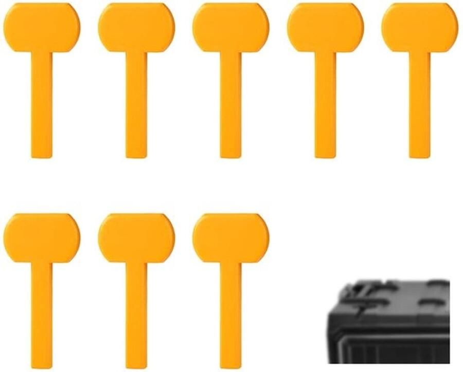 8 stuks anti-wobble inserts van stevig materiaal voor ToughSystem 2.0 lade-eenheid stabiliserende accessoires voor veilige opslag en voorkomen van wiebelen