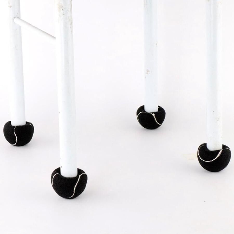 8 stuks voorgesneden tennisballen antislip tennisbal stoelpootbeschermers robuuste en duurzame viltdoppen voor meubelpoten en vloerbescherming