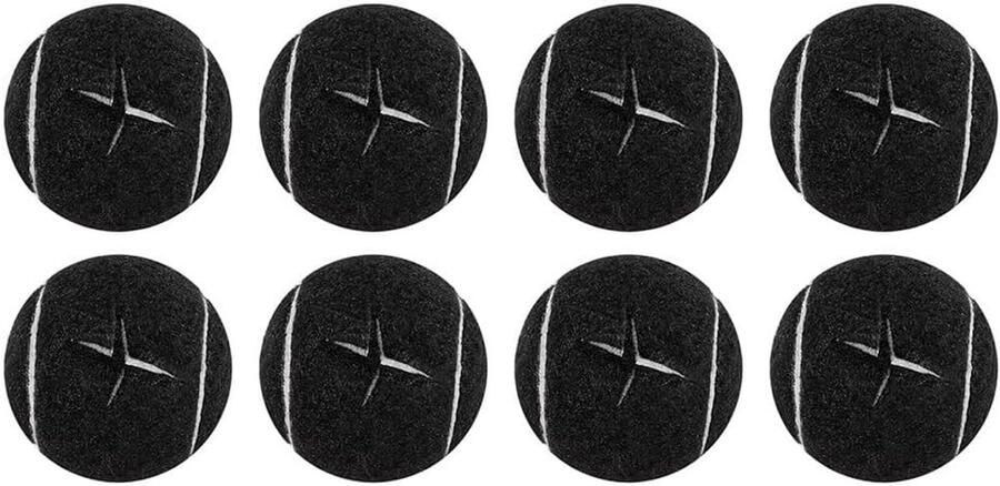 8 stuks voorgesneden tennisballen antislip tennisbal stoelpootbeschermers robuuste en duurzame viltdoppen voor meubelpoten en vloerbescherming