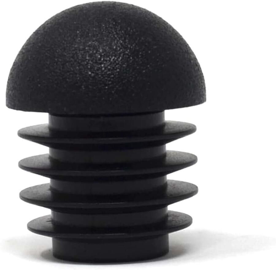 8 x lamellenstoppen voor ronde buizen met kogelkop voor ronde buizen Ø 14-16 mm in zwart