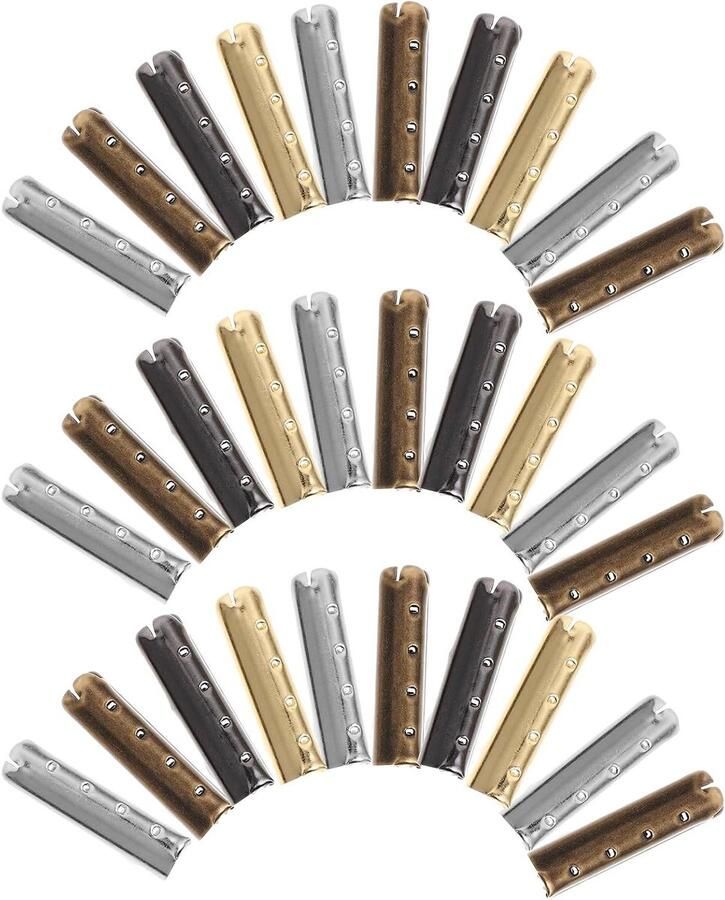 80 Stuks Vervangende Lacing Tips voor Laarzen Sportschoenen en Skates DIY Metalen Ballen voor Schoenreparatie