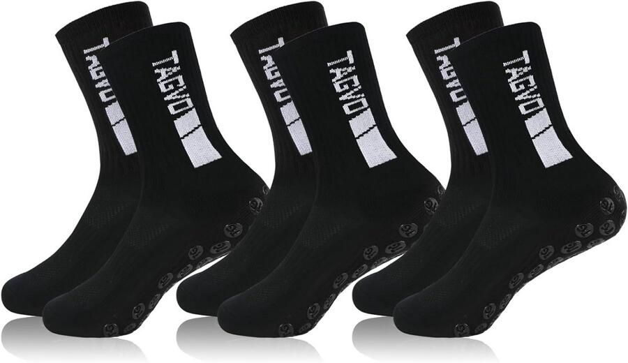 9 Paar Anti-Slip Sportsokken voor Heren Ademend en Grip voor Voetbal Basketbal Tennis & Wandelen