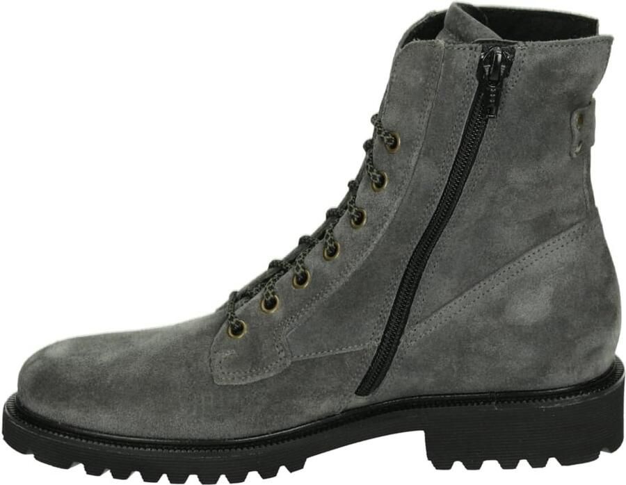 9769 E Veterlaarzen Hoge sneakers Dames veterschoenenHalf-hoge schoenen Grijs