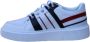 A Brand Footwear Heren Schoenen Heren Sneakers Echt Leer Wit - Thumbnail 2