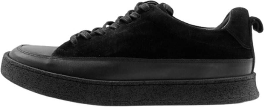 A Brand Footwear Heren Schoenen Heren Sneakers Echt Leer Cognac Bruin