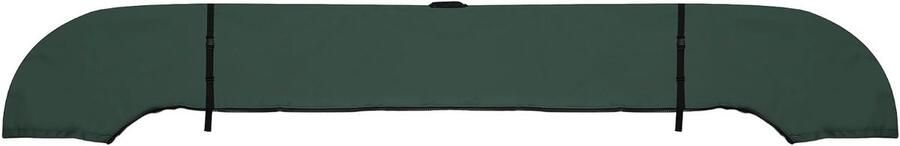ABSOPRO Vierkant frame Bimini Top Opberghoes met achterlichtopening Boot Bimini Opbergtas met 2 Vaste Riemen 225 W voor 3 Bow 4 Bow Jagersgroen Set