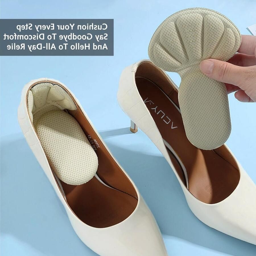 Achterkant van zelfklevende hielkussentjes voor laarzen en schoenen herbruikbare hakbeschermers tegen blaren en drukpunten voor en