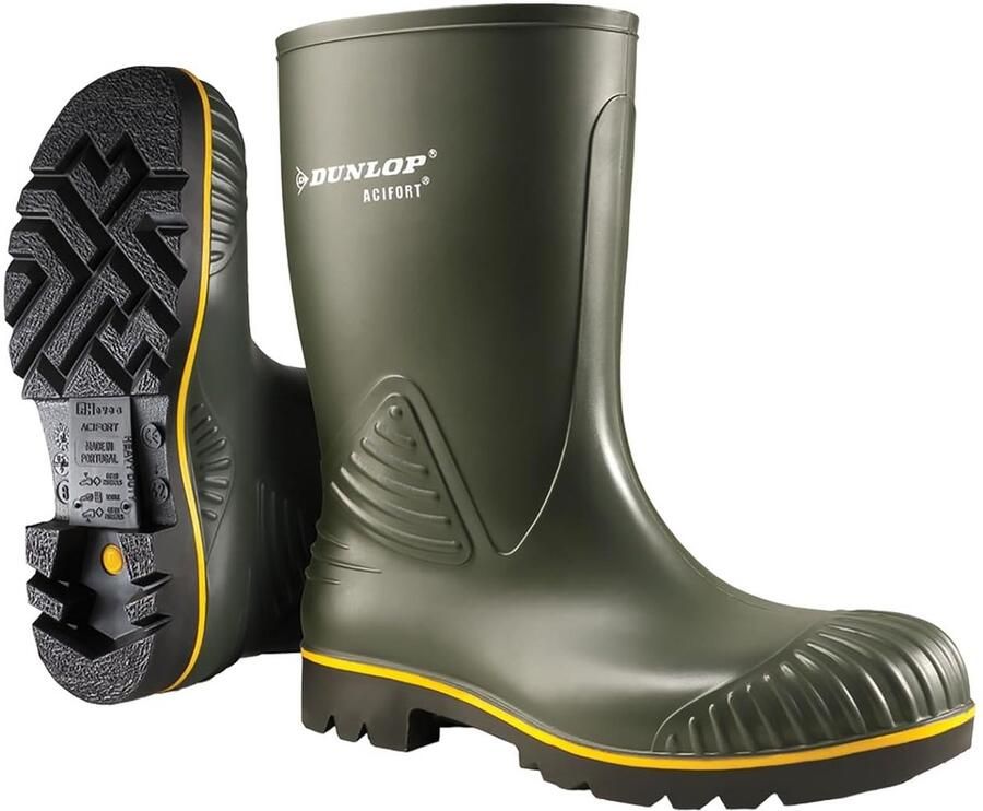 Acifort Heavy Duty kalf rubberlaarzen groen