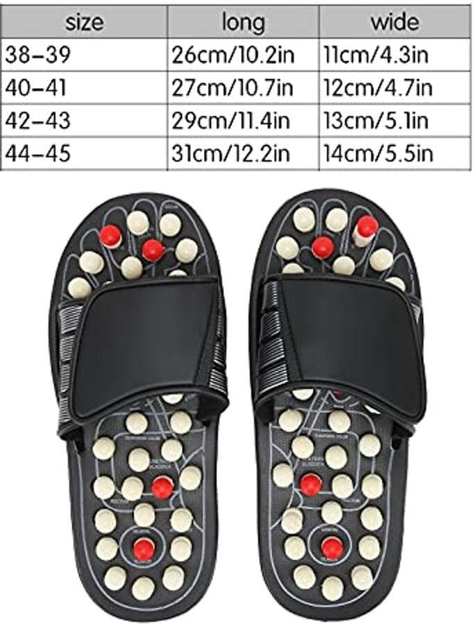 Acupressuur Slippers Reflexzonenterapie voor Voetpijn