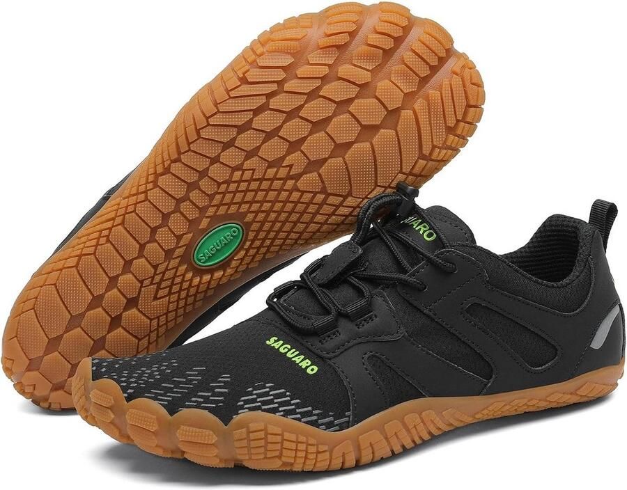 Ade de antislip barefoot schoenen voor en brede teen Trail hardloopschoenen