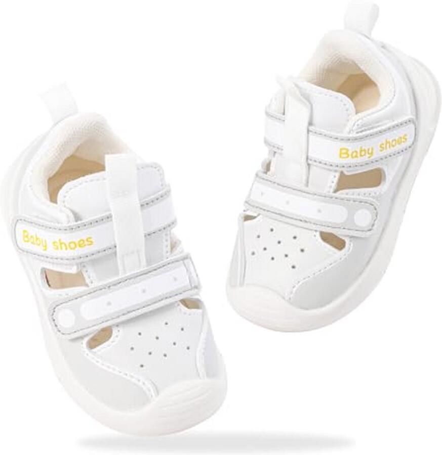 Ade de Babysandalen voor Eerste Stapjes Antislip Loopschoenen met Klittenbandsluiting