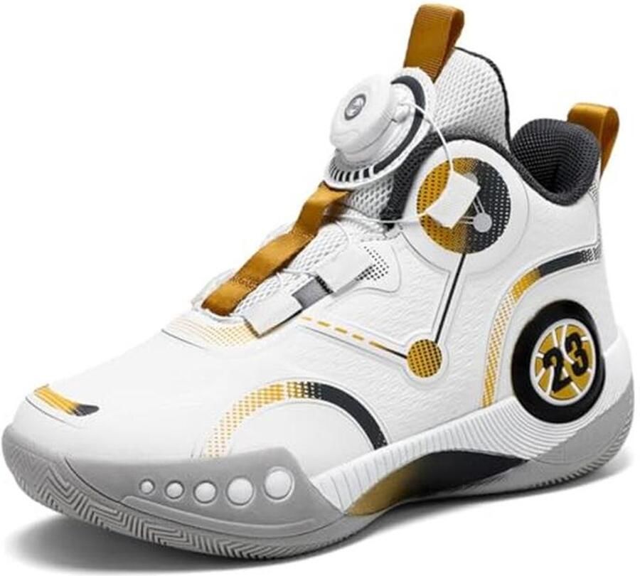 Ademende Basketbalschoenen voor Heren Ondersteunende Sneakers voor Sport en Outdoor