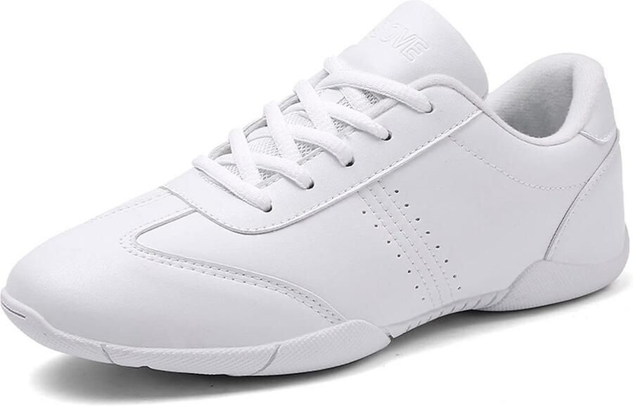 Dames Sportschoenen Wit Ademend & Lichtgewicht voor Cheerleading Dans Fitness en Gymnastiek