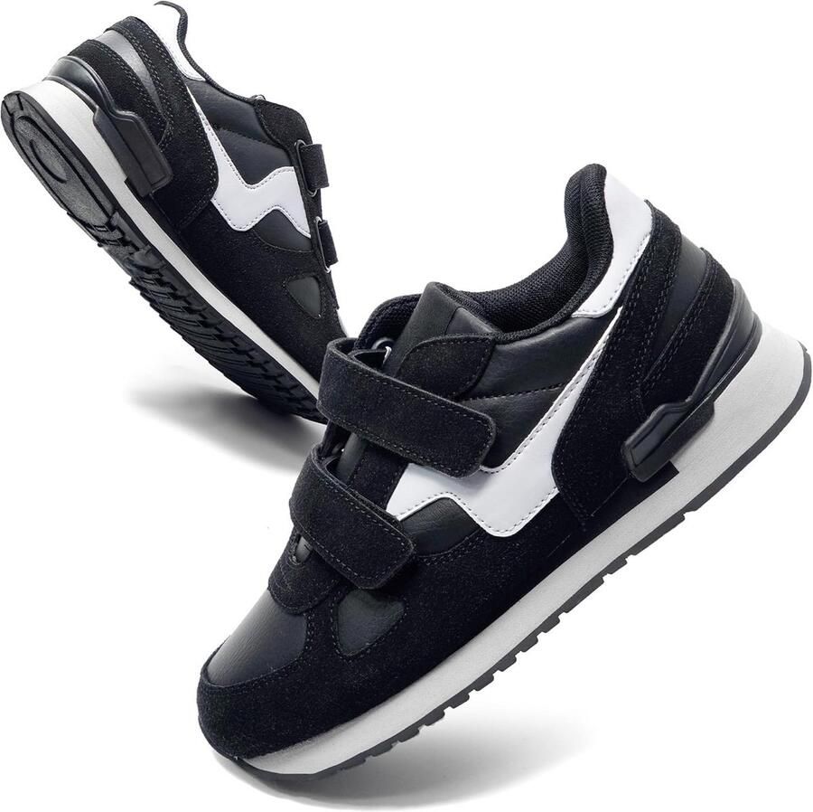 Comfortabele Sneakers met Klittenband voor en Ade de Loopschoenen