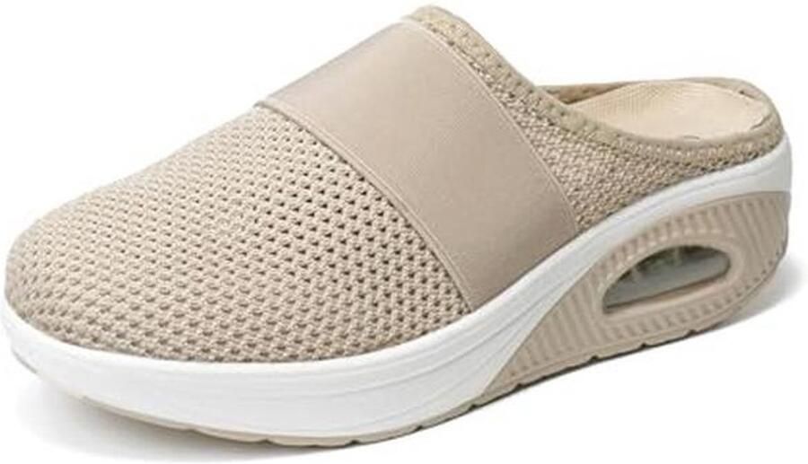 Ademende Dames Sloffen met Sleehakken Comfortabele Zomer Clogs voor Wandelen en Tuin