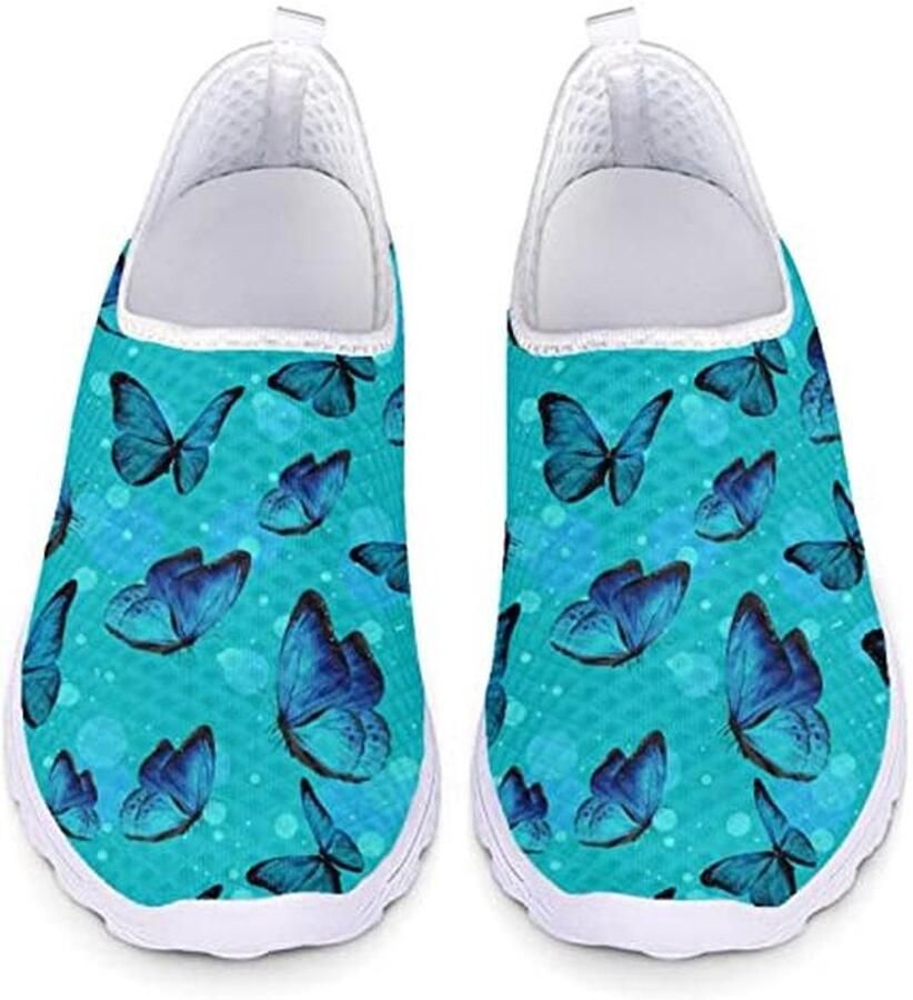 Ademende Dames Sneakers Lichte Slip-On Loafers voor Sport en Vrije Tijd