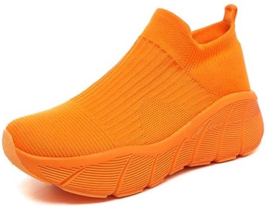 Ademende Dames Sneakers voor Hardlopen en Sportactiviteiten Comfortabele Instapschoenen