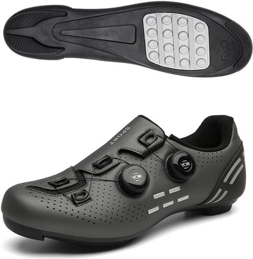 Ade de Fiets Schoenen voor nen en Licht Model met Rubberen Zool voor Indoor en Outdoor Gebruik