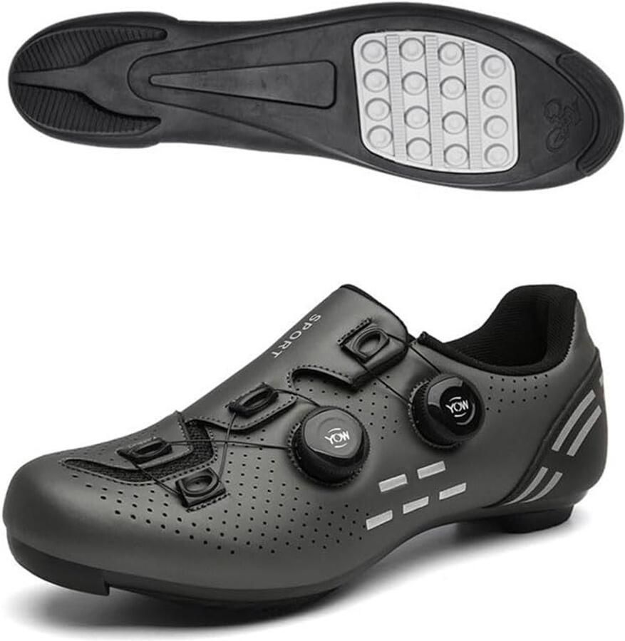 Ade de Fiets Schoenen voor nen en Licht Model met Rubberen Zool voor Indoor en Outdoor Gebruik