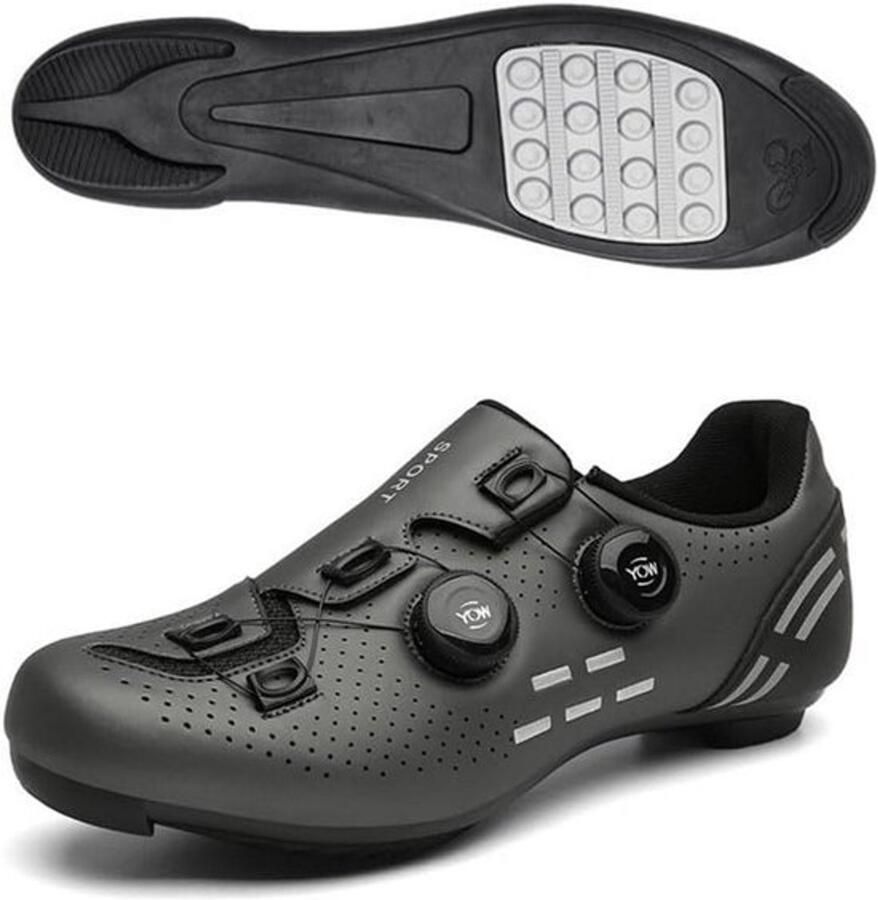 Ade de Fiets Schoenen voor nen en Licht Model met Rubberen Zool voor Indoor en Outdoor Gebruik