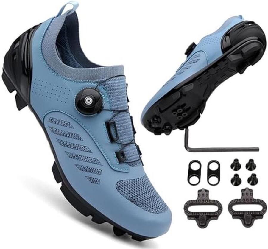 Ade d Fietsschoenen voor en Geschikt voor Racefiets en Mountainbike Uniseks Spinning Schoenen