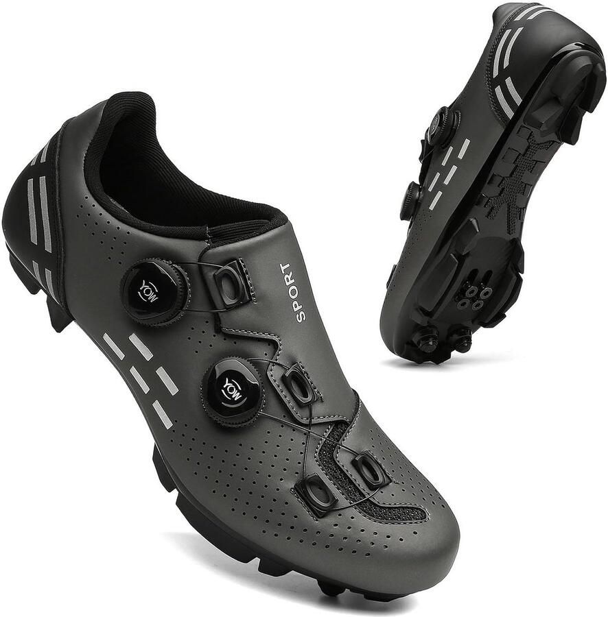 Ade de Fietsschoenen voor Racefiets en Mountainbike SPD Compatibel