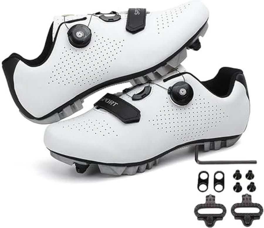 Ade de Fietsschoenen voor Unisex Racefiets en Mountainbike Compatibel met SPD Comfortabele en Lichtgewicht Fietsaccessoires