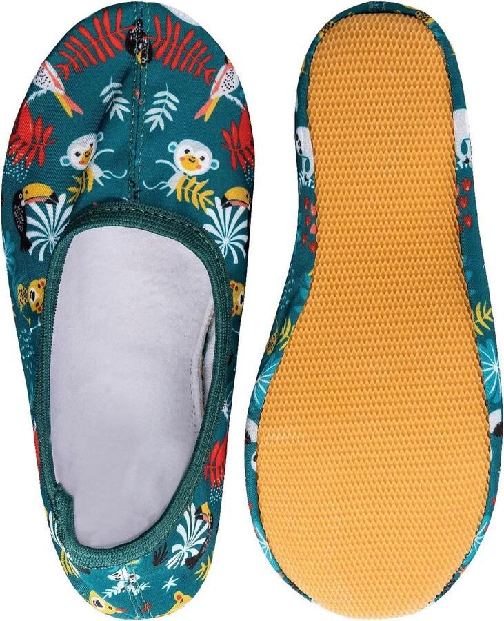Ade de Gymnastiekschoenen met Antislipzool Jungleprint Turnschoenen voor en )