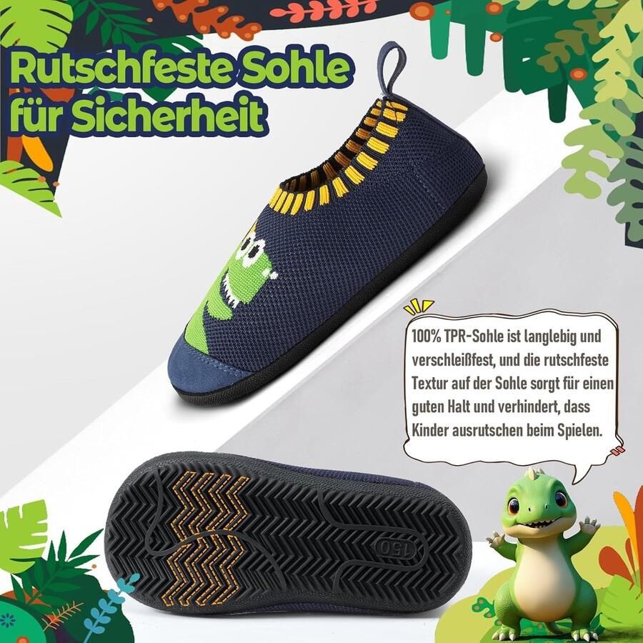 Ade de Gymnastiekslippers voor Kinderen en Antislip Bareschoenen voor Peuters en Kleuters