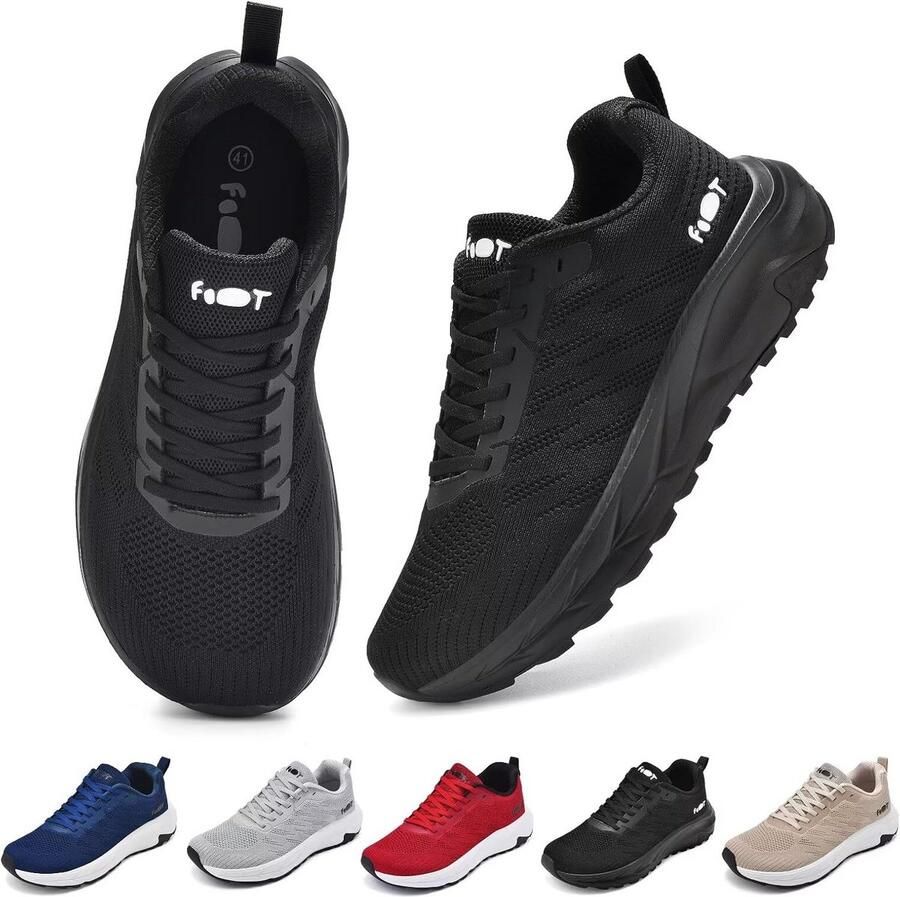 Ade de en Lichte Hardloopschoenen met Brede Neus voor en