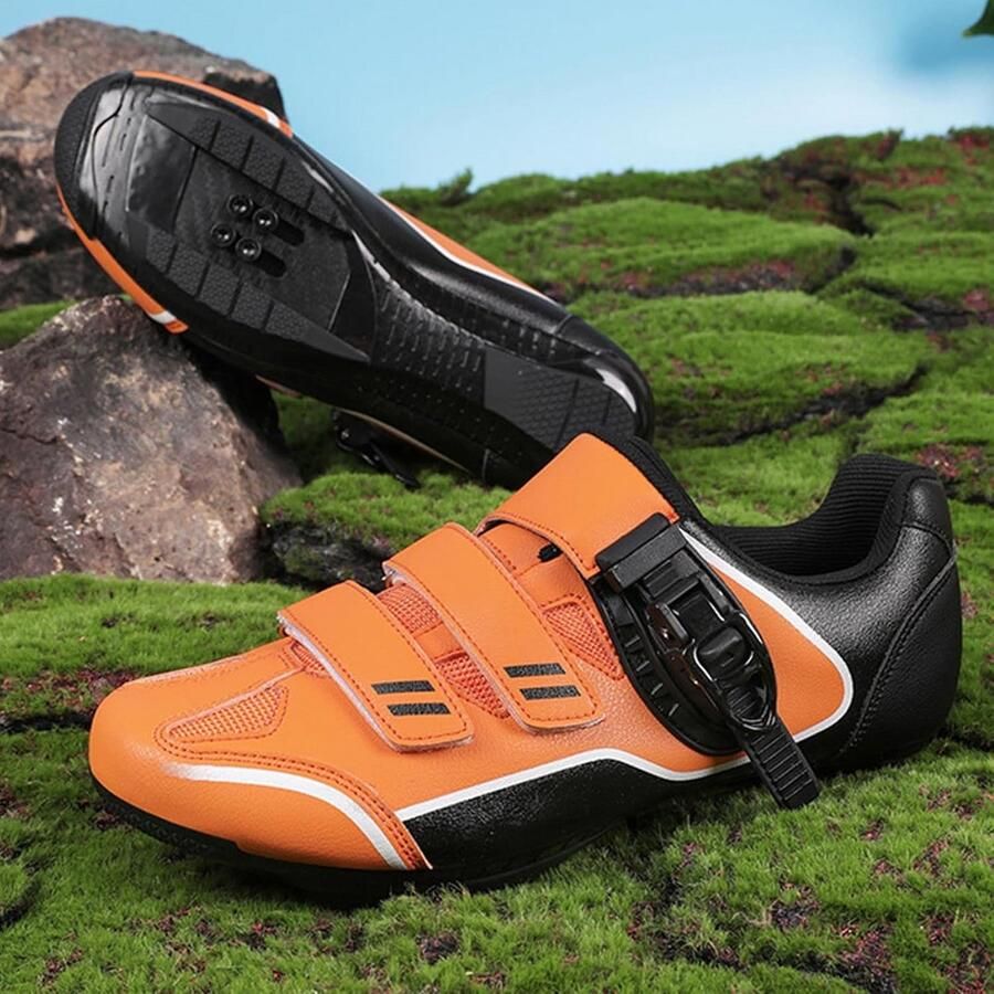 Ademende Heren Fietsschoenen voor Mountainbike en Spinning met SPD Compatibiliteit