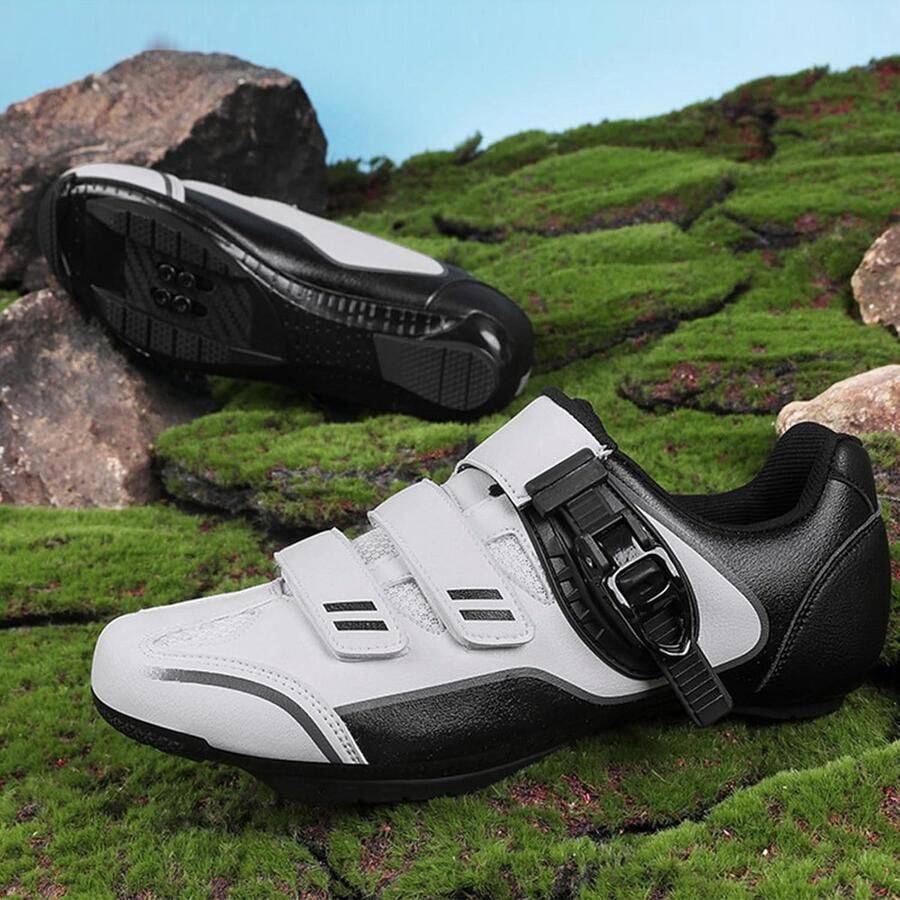 Ademende Heren Fietsschoenen voor Mountainbike en Spinning met SPD Compatibiliteit