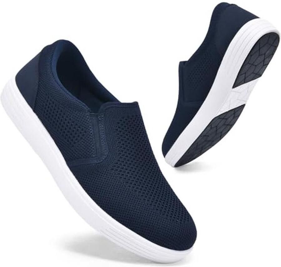 Ademende Heren Slip-on Bootschoenen voor Strand en Vrije Tijd