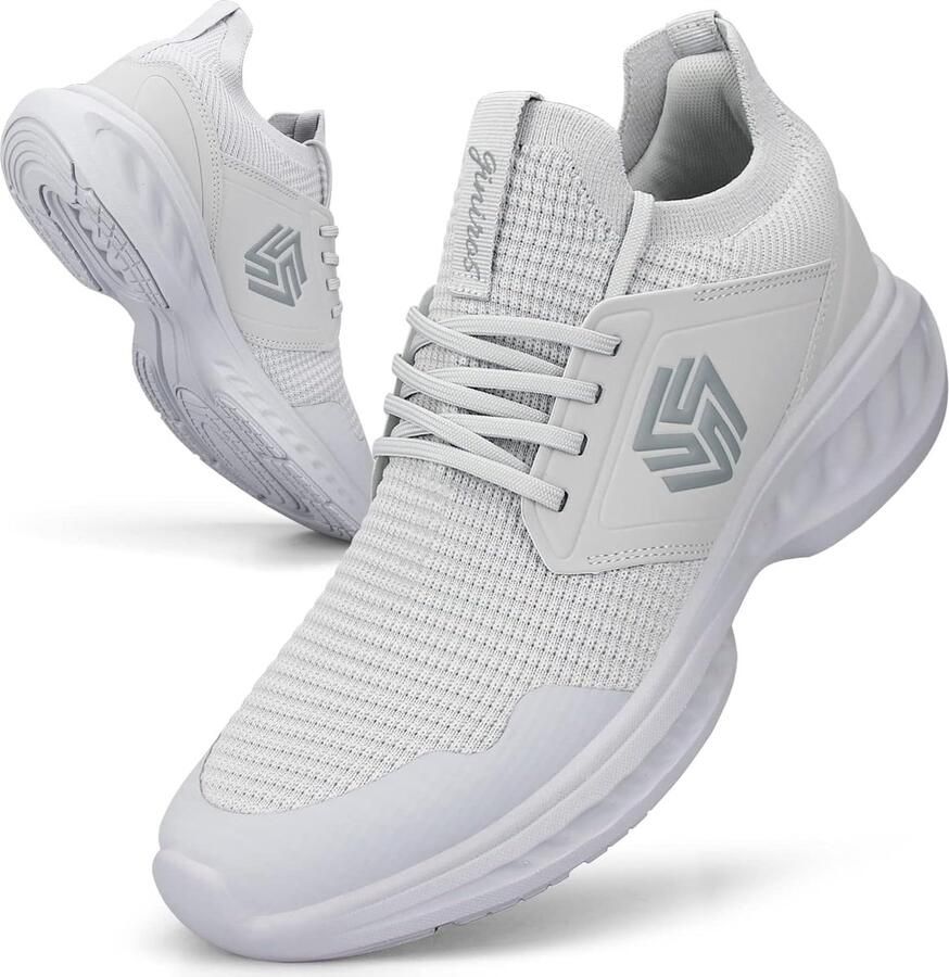 Comfortabele Heren Sneakers Lichtgewicht Ademend voor Hardlopen Wandelen en Fitness