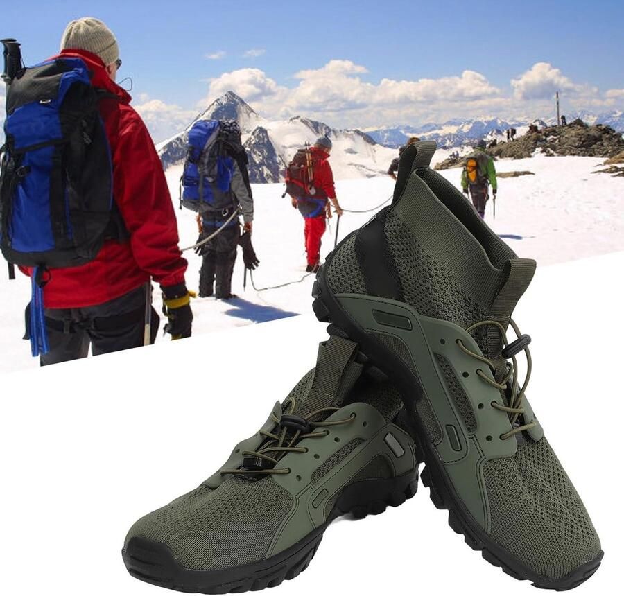 Allecto Heren Waadschoenen Ademend Schokabsorptie Antislip Comfortabel Wandelschoenen Vissen Geschikt voor alle weersomstandigheden Groen