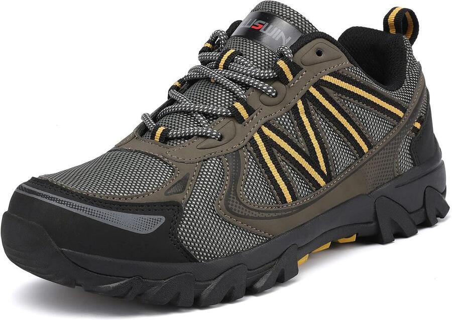 Ademende Heren Wandelschoenen Lichtgewicht Trekking Outdoor Trainers met Antislipzool