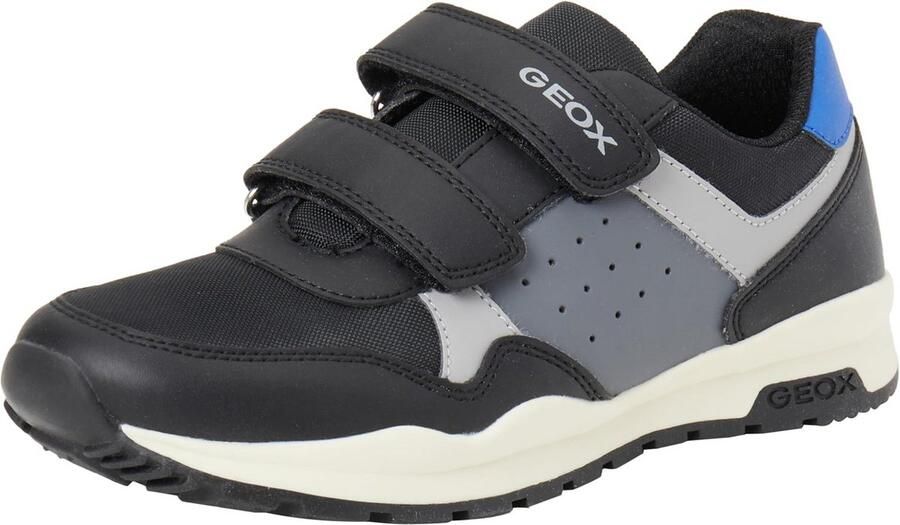 Ademende Jongens Sneakers Blauw Waterdichte Sportschoenen met Dubbele Klittenbandsluiting