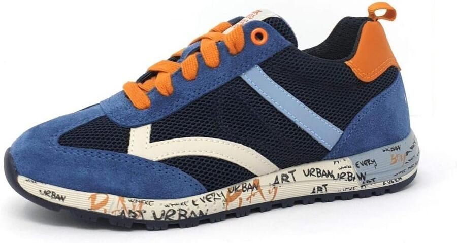 Ademende Jongens Sneakers met Klittenband voor Actieve Kinderen