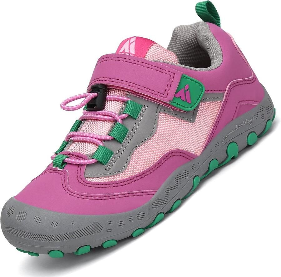 Ademende Kinderschoenen Lichte Sneakers Dagelijks Gebruik Klittenbandsluiting