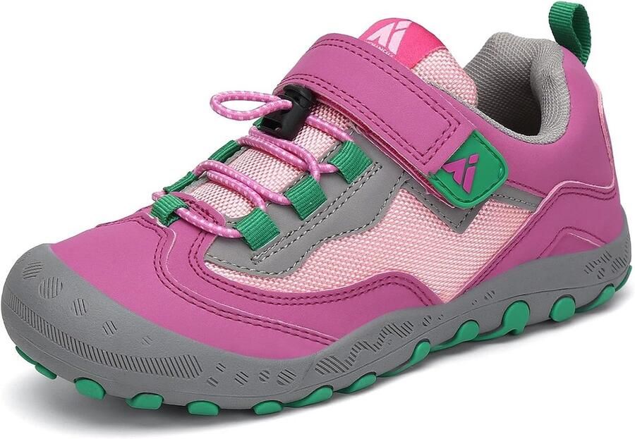 Ademende Kinderschoenen Wandelen & Outdoor Antislip Sneakers met Klittenband t m