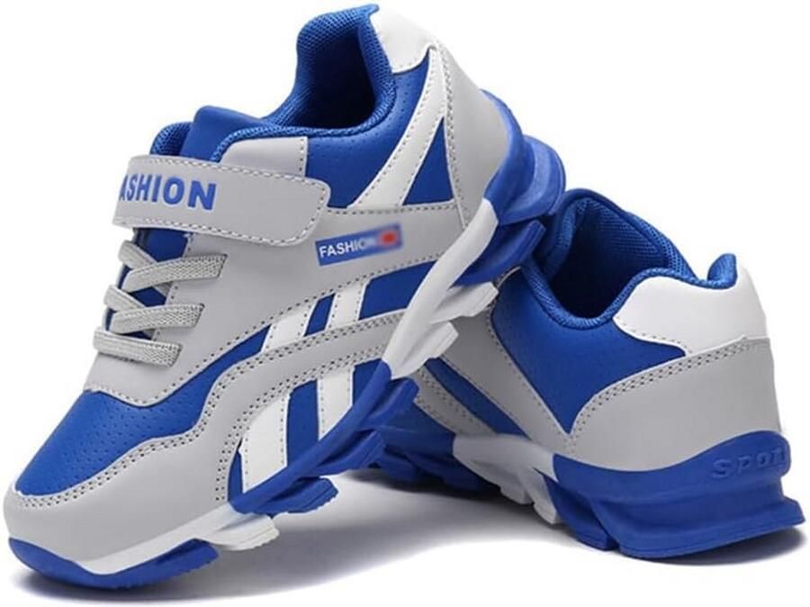 Kindersneakers Hardloopschoenen Antislip Comfortabele Sportschoenen Unisex Rood Blauw Grijs