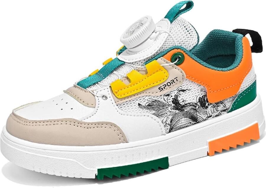 Ademende Kindersneakers voor Jongens Lichte Sport- en Gymschoenen t m