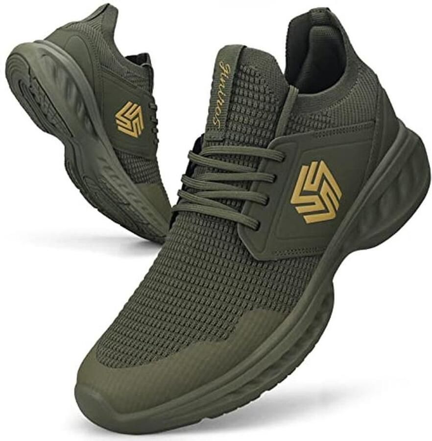 Ademende Lichte Sneakers voor Heren Comfortabel en Modieus voor Wandelen Hardlopen en Sport