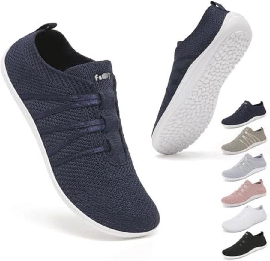 Ade de Barefoot Wandelschoenen voor en Lichtgewicht Slip-on Sneakers voor Trailrunning en Fitness