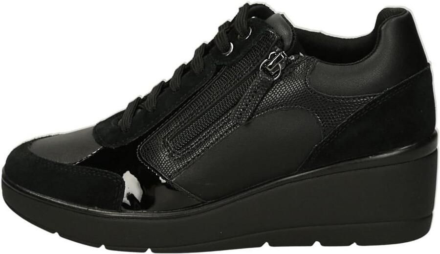 Ademende Meisjes Sneaker met Plateauzool en Ritssluiting Comfortabele Vrijetijdsschoen