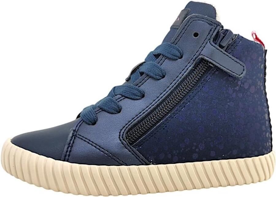 Ademende Meisjes Sneakers met Pearl Look en Ritssluiting