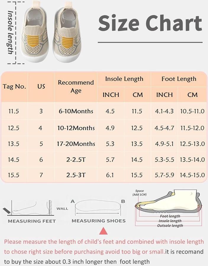 Ade de Mesh Eerste Wandelschoenen voor Baby Lichtgewicht & Anti-Slip Peutersneakers