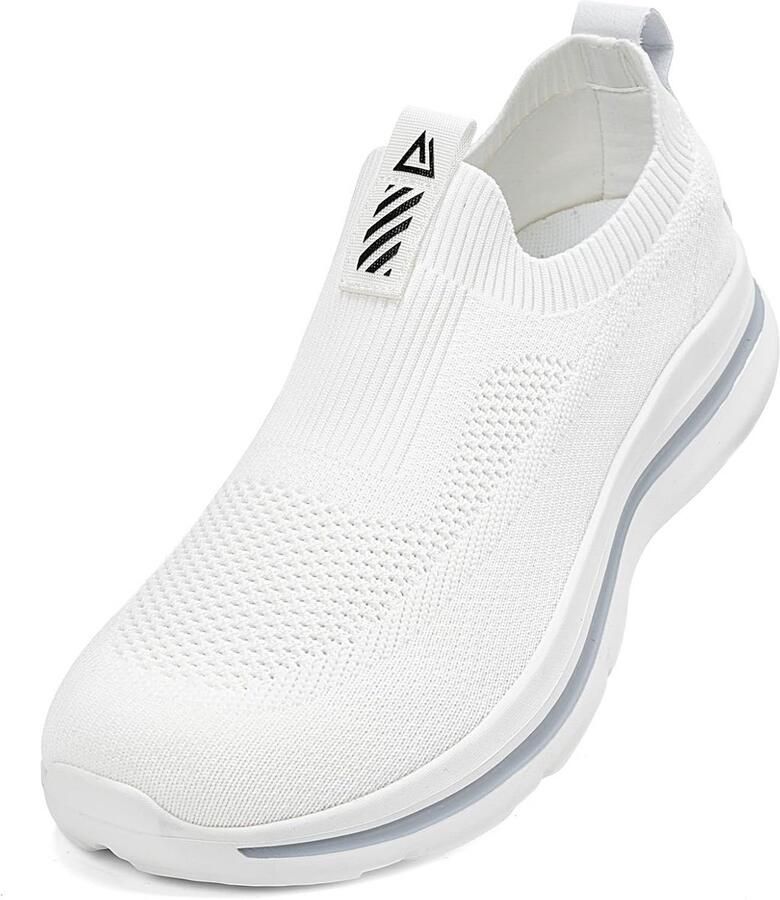 Ademende Mesh Slip-On Sneakers voor Heren Lichtgewicht Comfortabele Sportschoenen voor Fitness en Wandelen