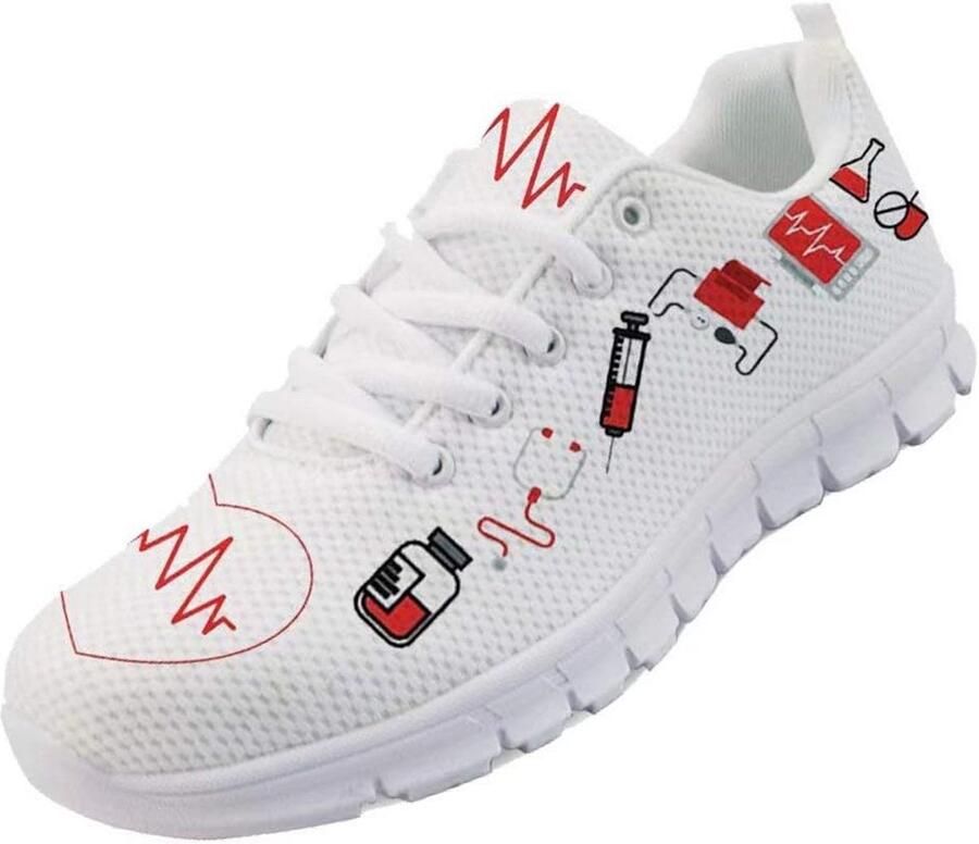 Ade de Sportschoenen voor en Lichte Mesh Sneakers met Veters